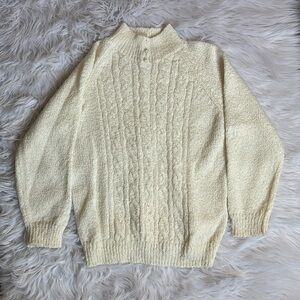 Vintage | Jennifer Moore | Cream Sweater | Large